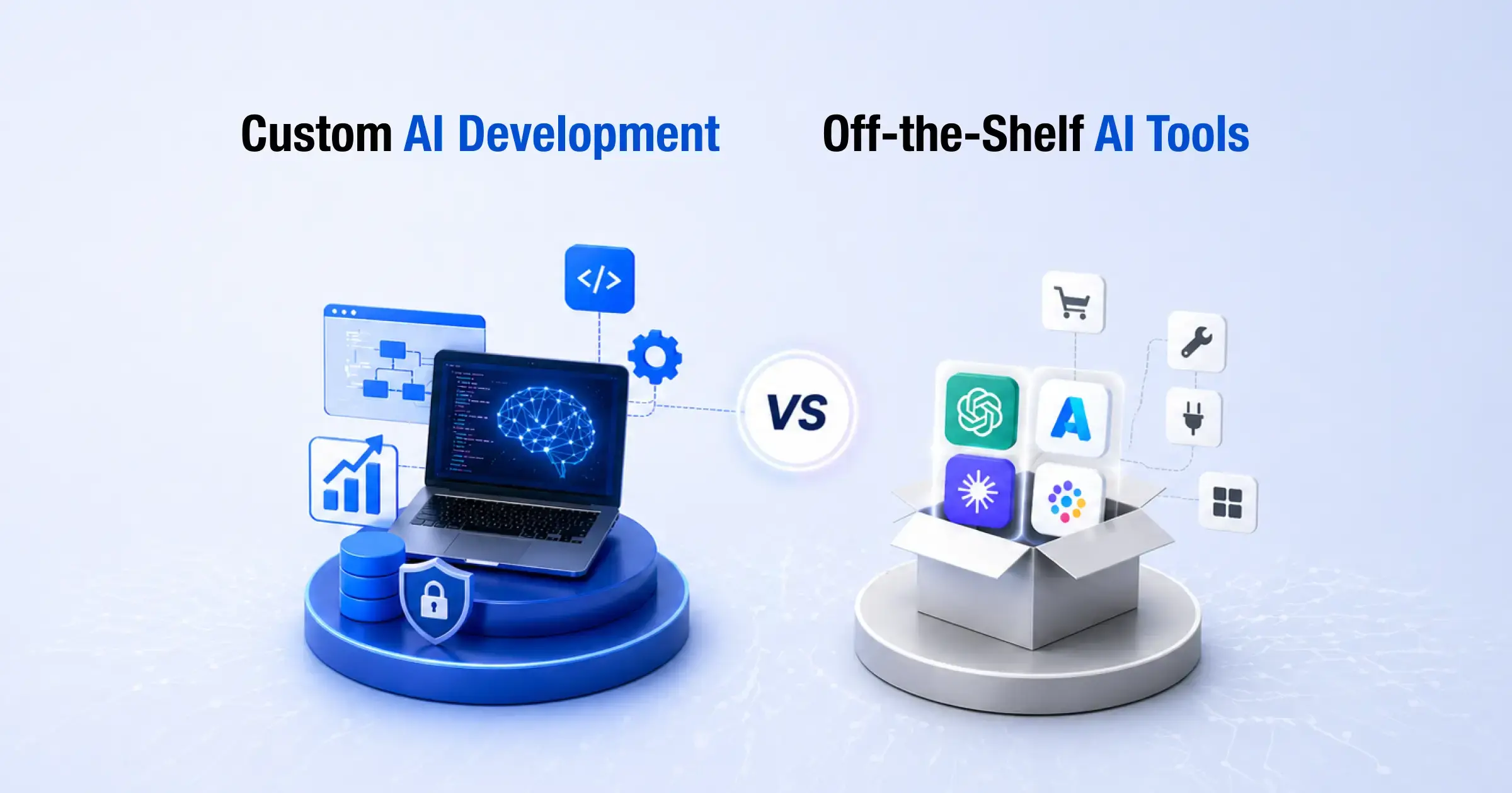 Custom AI Development vs Off-the-Shelf AI Tools: Which Is Right for Your Business?